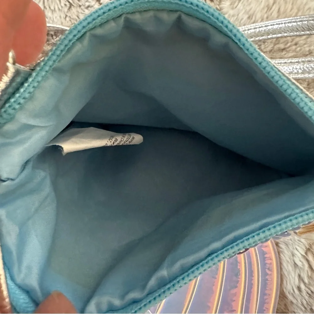 p.s. Aeropostale Kids Girls‎ Mermaid Tail Sequin Shoulder Bag Iridescent Blue